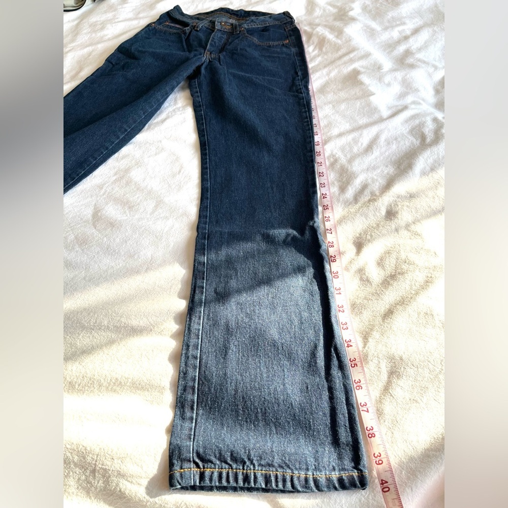 VINTAGE Hollywood Jeans High Waist Straight Leg Made in Canada Y2K 90s Mom Jeans - Picture 9 of 15